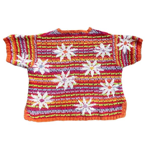 Catherine Stewart for Belle Pointe Colorful Cardigan Size L - Picture 2 of 3